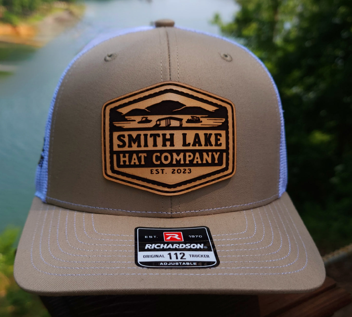 Leather Patch Smith Lake Hat