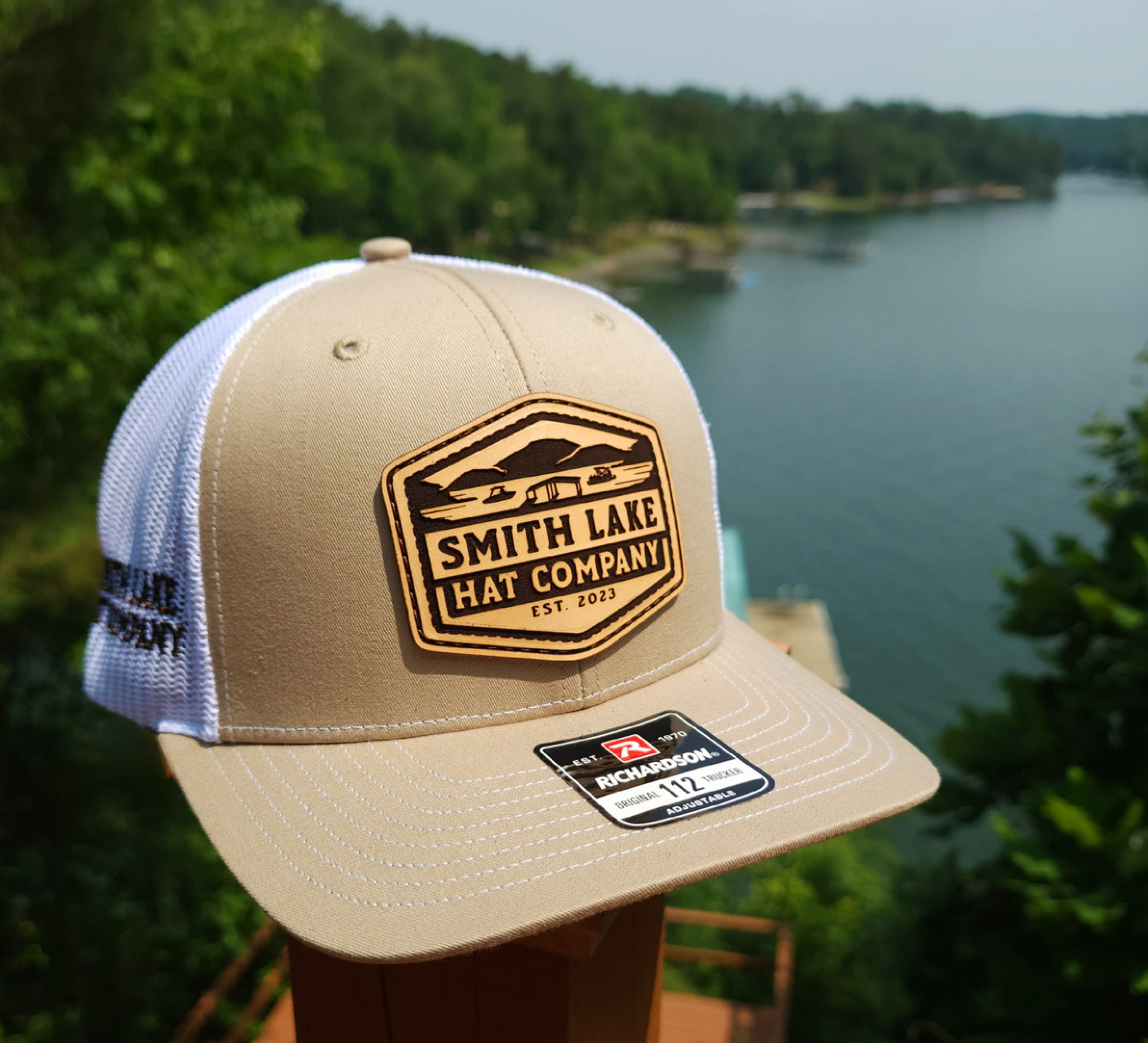 Leather Patch Smith Lake Hat